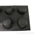 Pão Burger 6 Bun Silicone Bakeware Pan Moldes